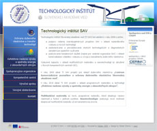 Technologický inštitút SAV 2010 - 2015